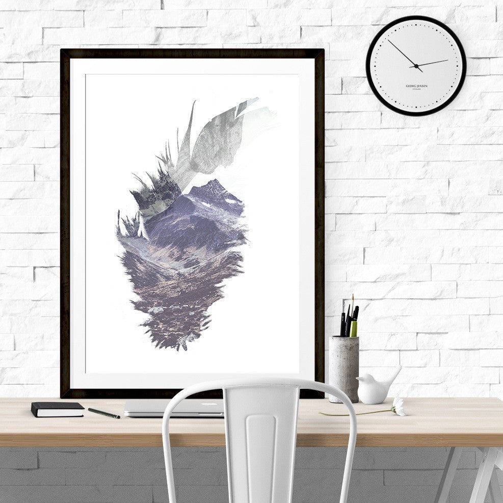 Single Feather - Print - One Tiny Tribe - 3