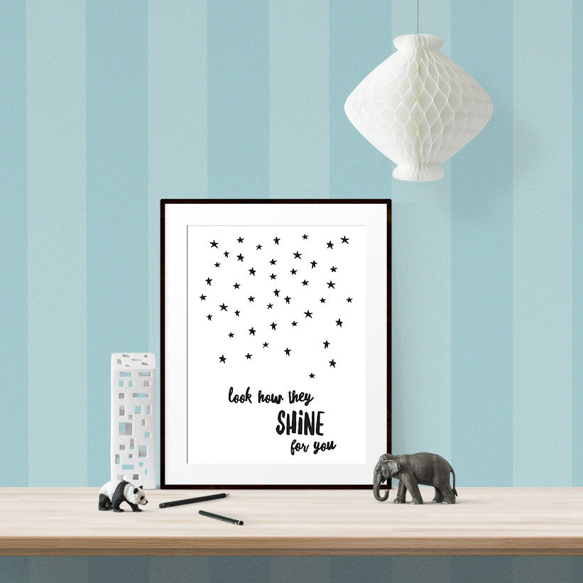 Shine for you - Printable - One Tiny Tribe - 2