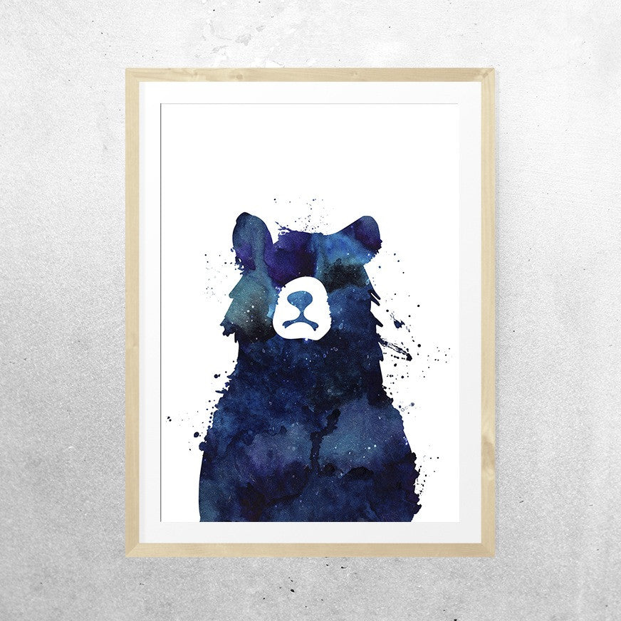 Messy bear don't care - Print - One Tiny Tribe - 1