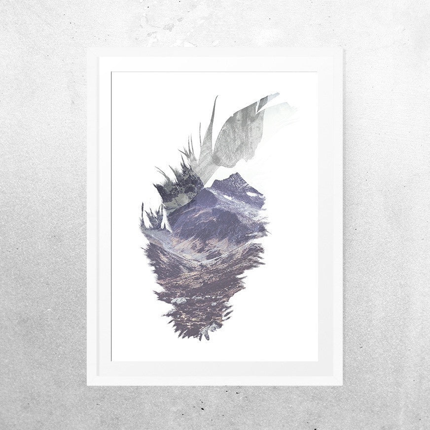 Single Feather - Print - One Tiny Tribe - 1