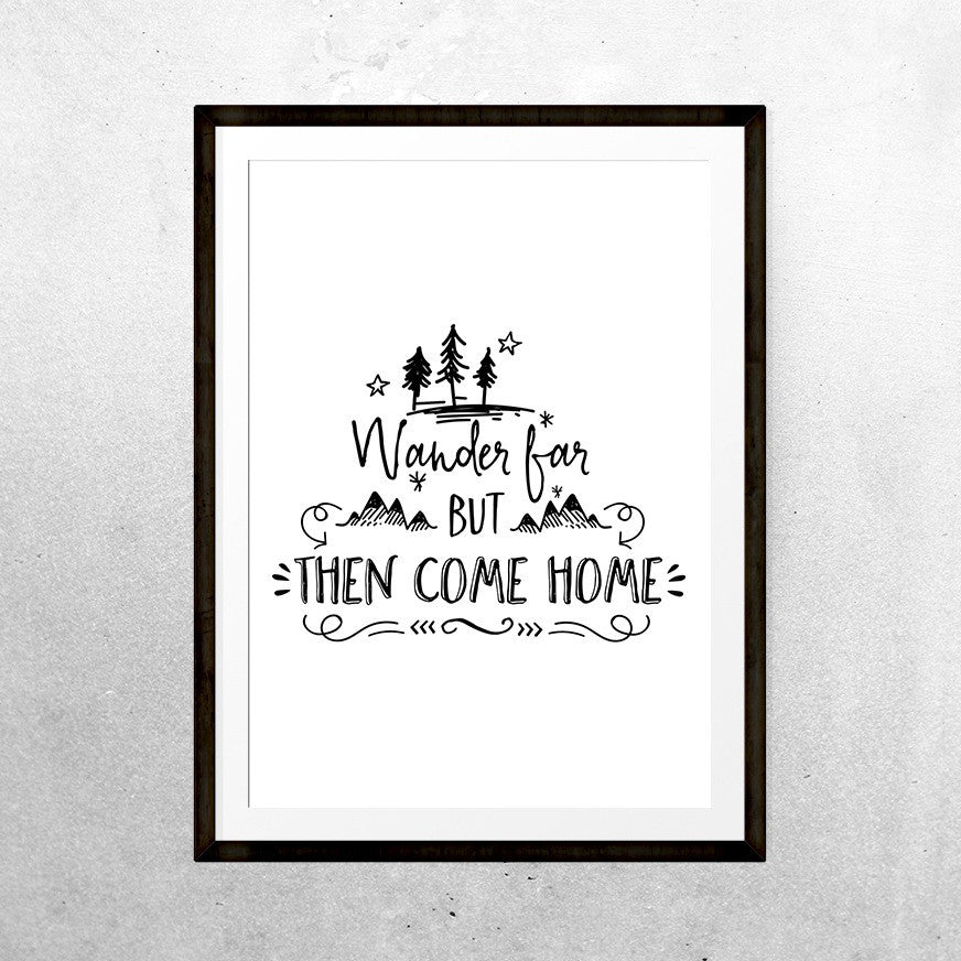 Wander far - Print - One Tiny Tribe  - 4